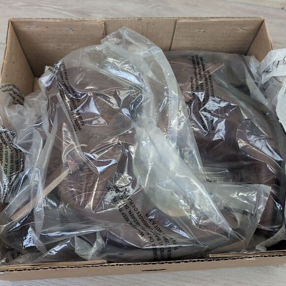 Sundance Dan Post Brown Tooled Leather “Hildegard Boots” Women's Size 8 M New - Picture 12 of 12